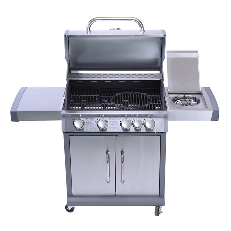 مقدمة لمبادئ واستخدام Enamel Firebox Gas BBQ Grill